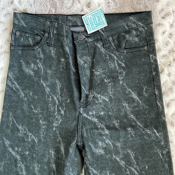 NWT! Urban Outfitters Cheap Monday Skyscraper jeans size 30 skeleton goth fall - Picture 4 of 17